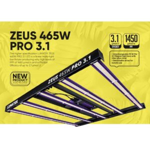 Lumatek LED Zeus 465 W PRO 3.1, 3,1 µmol/J