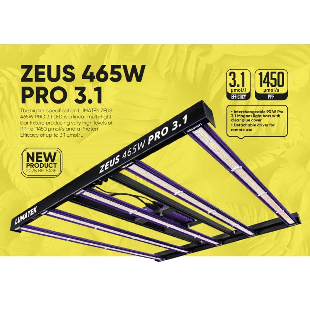 Lumatek LED Zeus 465 W PRO 3.1, 3,1 µmol/J